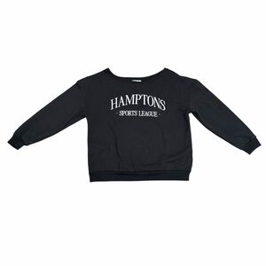 Refuge Black Hamptons Sports League Sweatshirt